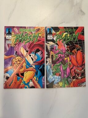 Warriors of Plasm Vintage 90s Comics 2 & 9 Set
